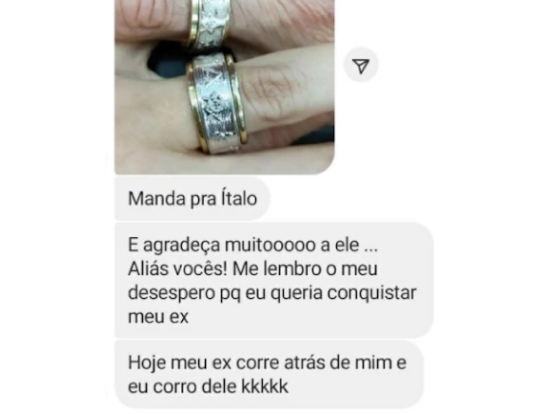 Print do depoimento