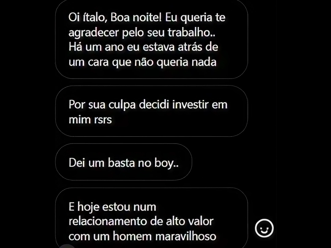 Print do depoimento