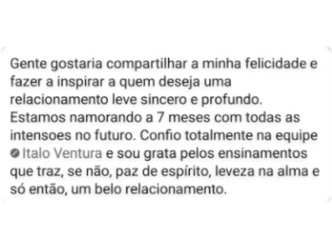 Print do depoimento